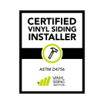 Award PEPA Certified Vinyl Siding Installer